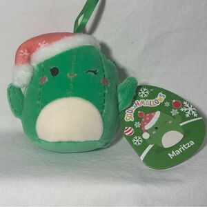 NWT 4 " Inch Squishmallows "Maritza the Cactus" Christmas Ornament 2024